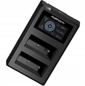 Ładowarki do aparatów dedykowane - Ładowarka dwukanałowa Mathorn MBC-D107 USB-C do Canon LP-E17 - miniaturka - grafika 1
