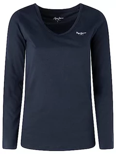 Koszulki i topy damskie - Pepe Jeans Damska koszulka Corine L/S, 594dulwich, S - grafika 1