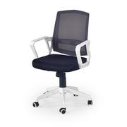 Fotele i krzesła biurowe - Fotel Obrotowy Pracowniczy Ascot Czarny / Popiel / Biały Halmar - miniaturka - grafika 1