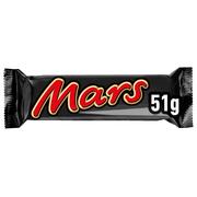 Batoniki - Mars Baton z nugatowym nadzieniem oblany karmelem i czekoladą 51 g - miniaturka - grafika 1