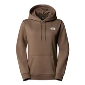 Bluzy sportowe damskie - Bluza damska The North Face Simple Dome 0A89EYBOW1 - brązowa - miniaturka - grafika 1