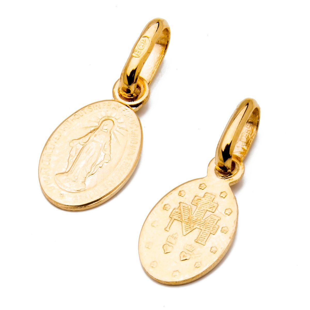 Złoty medalik 585 Matka Boska
