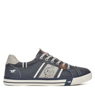 Sneakersy męskie - Sneakersy Mustang 4072-317 Granatowy - miniaturka - grafika 1