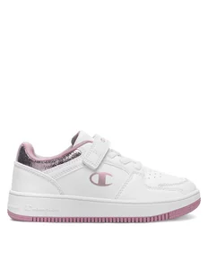 Champion Sneakersy RD18 FOIL G PS LOW S32909-WW016 Biały - Buty dla dziewczynek - miniaturka - grafika 1
