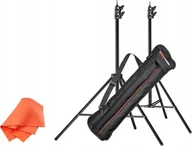 Inne akcesoria studyjne - Freepower Zestaw statywów ST116 Duo z pokrowcem - miniaturka - grafika 1