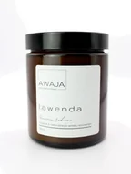 Świece - Świeca sojowa lawenda – zapachowa, ręcznie robiona, 180ml, prezent - miniaturka - grafika 1