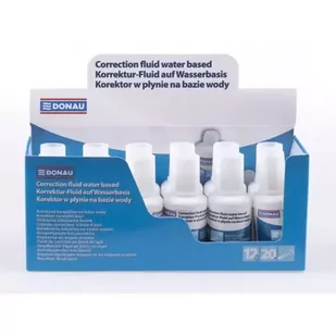 Korektor w płynie na bazie wody 20ml (12szt) - Donau - Korektory - miniaturka - grafika 1