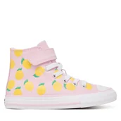 Buty dla dziewczynek - Trampki Converse Chuck Taylor All Star Citrus Easy On A15903C Różowy - miniaturka - grafika 1
