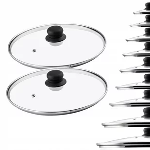 Pokrywa szklana z uchwytem 26 cm, 2 szt. - Pokrywki Pokrywa szklana z uchwytem 26 cm, 2 szt. - Pokrywki - miniaturka - grafika 1