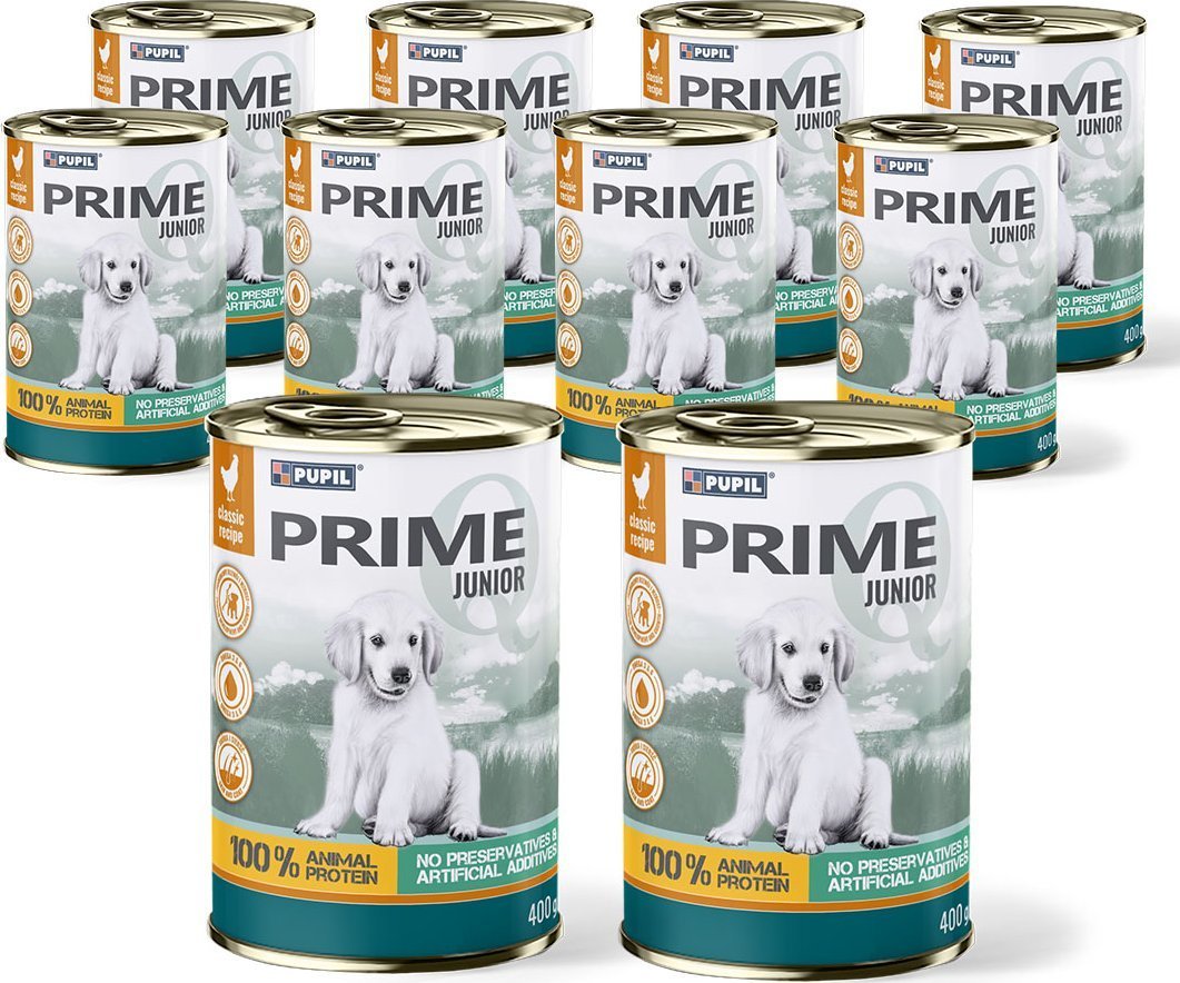 Vet Response Karma mokra dla psa PUPIL Prime JUNIOR bogata w kurczaka 10 x 400 g