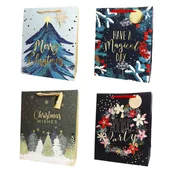 Opakowania i torebki na prezenty - Torba prezentowa 26x32 Święta hot stamp - miniaturka - grafika 1