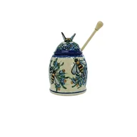 Pojemniki kuchenne - Ceramiczny pojemnik na miód Ceramika Bolesławiec - miniaturka - grafika 1