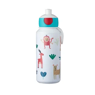Mepal Bidon dla dzieci pop-up Campus 400ml Animal Friends 107410065373 107410065373 - Inne naczynia kuchenne - miniaturka - grafika 2