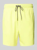 Kąpielówki męskie - Spodenki kąpielowe o kroju regular fit z kieszenią zapinaną na zamek błyskawiczny - miniaturka - grafika 1