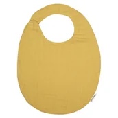 Śliniaki i fartuszki - Żółty muślinowy śliniak Kindsgut Oslo - miniaturka - grafika 1