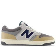 Buty sportowe męskie - Buty unisex New Balance BB480LGB - szare - miniaturka - grafika 1