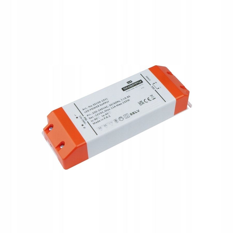 FORMAT Zasilacz Led Transor Meblowy 132W 12V Tuv Do Opraw Taśm Premium Rohs