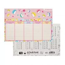 Starpak Plan lekcji A5 Pastel stk pb 25/750 STK PLA11 - Szkolne artykuły papiernicze - miniaturka - grafika 2