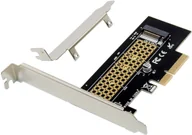 Kontrolery - InLine® PCIe Karte zu 1x intern NVMe M.2 Key M, PCIe x4 - miniaturka - grafika 1