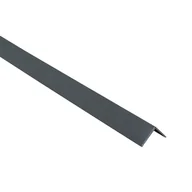 Panele ścienne i boazeria - Standers Kątownik pvc 2.6m 20x20x1 mm matowy szary - miniaturka - grafika 1