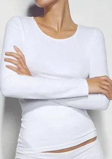 KOSZULKA ATLANTIC BLV-200 (kolor biały, rozmiar XL) - Koszulki i topy damskie - miniaturka - grafika 1