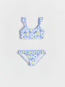 Stroje kąpielowe dla dziewczynek - Reserved - Dwuczęściowy kostium kąpielowy z falbanką - wielobarwny - miniaturka - grafika 1