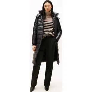 Tommy Hilfiger Puchowy płaszcz - Kurtki damskie Tommy Hilfiger Puchowy płaszcz - Kurtki damskie - miniaturka - grafika 1