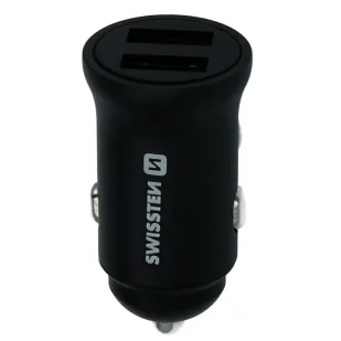 SWISSTEN Czarna Ładowarka samochodowa 2xUSB 4,8A - Ładowarki samochodowe - miniaturka - grafika 6