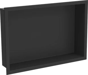 Mexen X-Wall-R półka wnękowa z kołnierzem 45 x 30 cm, czarna - 1970453010 - Półki łazienkowe - miniaturka - grafika 1