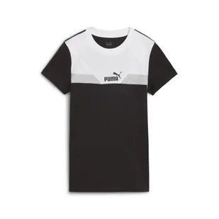 Damska koszulka PUMA POWER PUMA Black - Koszulki sportowe damskie - miniaturka - grafika 1