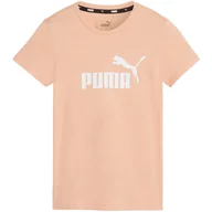Koszulki sportowe damskie - Koszulka damska Puma ESS Logo Tee - miniaturka - grafika 1