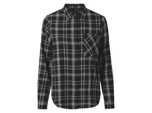 esmara® Koszula flanelowa damska (Czarny, XS (32/34)) - Koszule damskie esmara® Koszula flanelowa damska (Czarny, XS (32/34)) - Koszule damskie - miniaturka - grafika 1