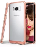 Etui i futerały do telefonów - Rearth Etui Ringke Fusion Galaxy S8 Plus, różowe (Rose Gold) - miniaturka - grafika 1