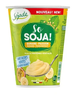 Sojade PRODUKT SOJOWY BANAN - MARAKUJA BIO 400 g - - Zdrowa żywność - miniaturka - grafika 1