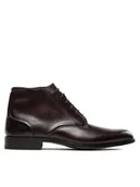 Botki męskie - Clarks Trzewiki Craftarlo Hi 261734597 Bordowy - miniaturka - grafika 1