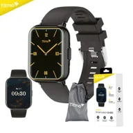 Smartwatch - TITMO E-100 Czarny - miniaturka - grafika 1