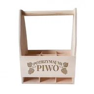 Pozostałe akcesoria barmańskie - Potrzymaj Mi Piwo - Nosidło Na Piwo Z Grawerem Na Prezent - miniaturka - grafika 1