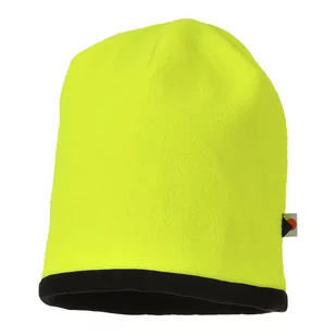 Odwracalna czapka ostrzegawcza Beanie Czarny Żółty - Odzież robocza - miniaturka - grafika 1
