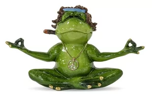 Figurka ART-POL Żaba hippis, 10x19x6 cm - Figurki dekoracyjne - miniaturka - grafika 1