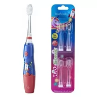 Szczoteczki do zębów dla dzieci - Szczoteczka soniczna BRUSH-BABY KidzSonic Rakieta + Końcówka szczoteczki BRUSH-BABY KidzSonic (4 szt.) - miniaturka - grafika 1