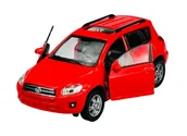 Samochody i pojazdy dla dzieci - WELLY TOYOTA RAV 4 CZERWONA 1:34 43640 - miniaturka - grafika 1