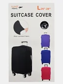 Akcesoria podróżnicze - Pokrowiec na walizkę L granatowy granatowy - miniaturka - grafika 1