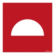 Systemy ekspozycyjne i znaki informacyjne - BA005 ZESTAW SPRZĘTU POŻARNICZEGO, PN - PŁYTA PCV 1MM; (350X350MM) - miniaturka - grafika 1