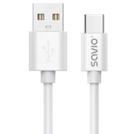 Kable USB - KABEL USB-A – USB-C, 3 M, BIAŁY, CL-168 - miniaturka - grafika 1