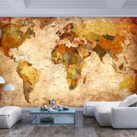 Fototapety - Fototapeta samoprzylepna - Stara mapa świata (rozmiar 98x70) - miniaturka - grafika 1