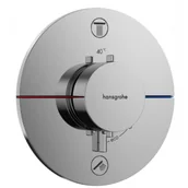 Baterie podtynkowe - HANSGROHE 15556000 ShowerSelect Comfort S Bateria termostatyczna, podtynkowa do 2 odbiorników ze zintegrowanym systemem zabezpieczającym zgodnie z EN 1717 Chrom - miniaturka - grafika 1