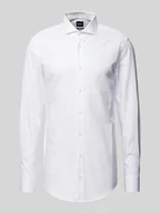 Koszule męskie - Koszula biznesowa o kroju slim fit z bardzo długim rękawem model ‘Hant’ - miniaturka - grafika 1