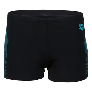 Dziecięce Bokserki kąpielowe ARENA BOY'S SWIM SHORT GRAPHIC 005546/580 – Czarny - Kąpielówki męskie - miniaturka - grafika 1