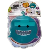 Miseczki i talerzyki dla dzieci - Melii Reusable Snack Bags saszetki na przekąskę 6 szt. - miniaturka - grafika 1