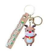 Ozdoby bożonarodzeniowe - Brelok Do Kluczy Świąteczny Renifer Brl312 - miniaturka - grafika 1